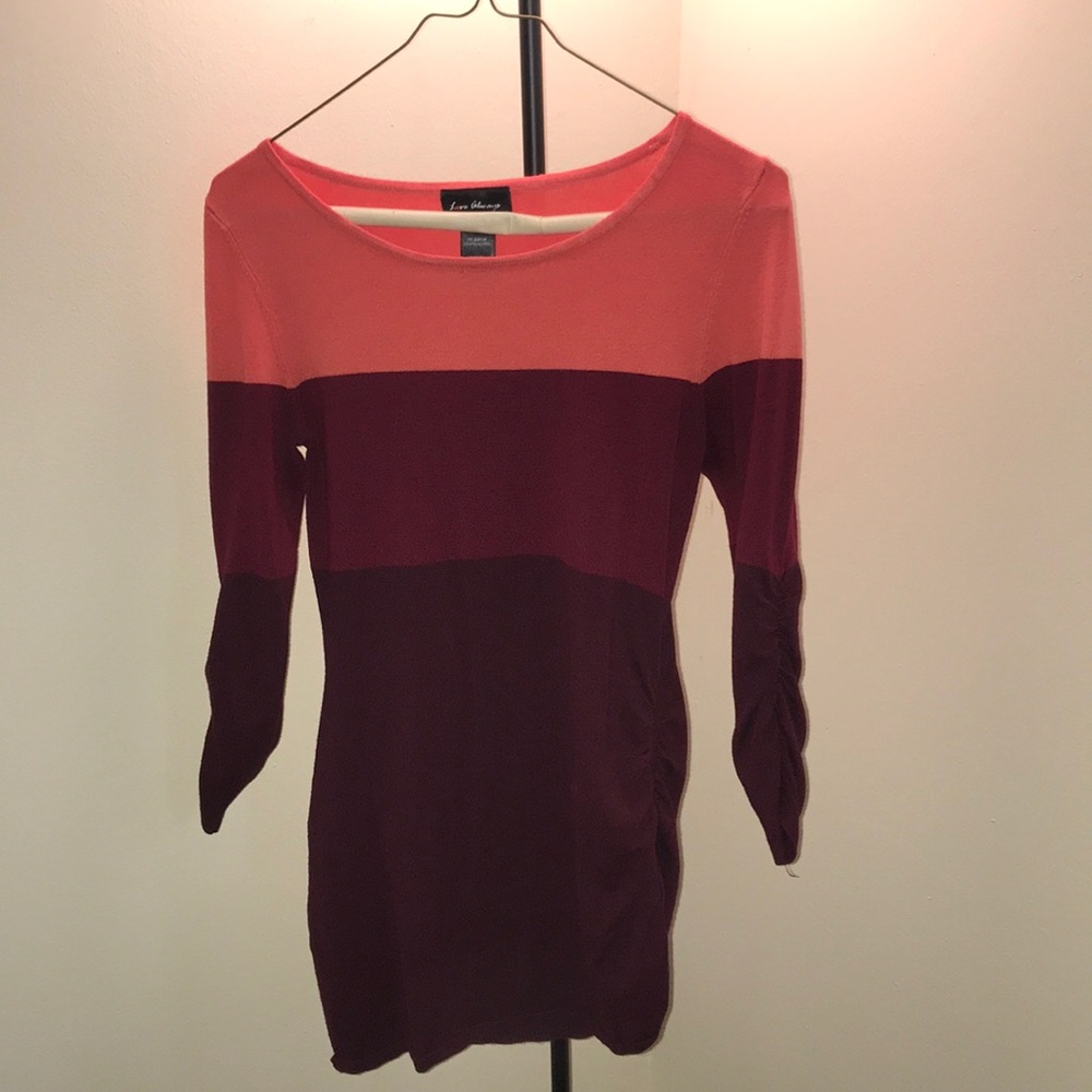 Love Always 3 tone sweater